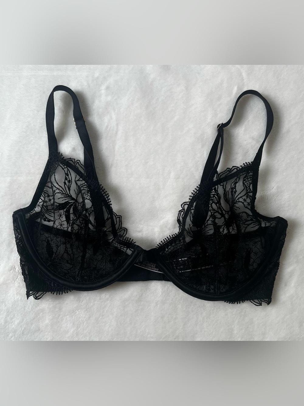 Black Lace Floral Victoria’s Secret Bra
